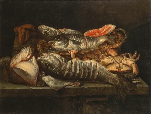 Fish and Crustaceans (17th century) av Abraham van Beyeren
