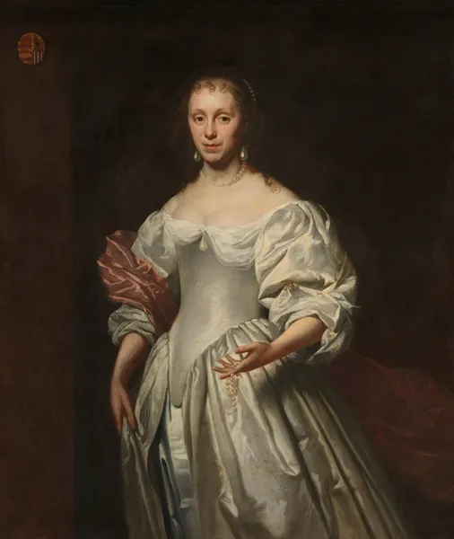 Portrait of Cornelia Craen van Haeften av Cornelis Jonson van Ceulen