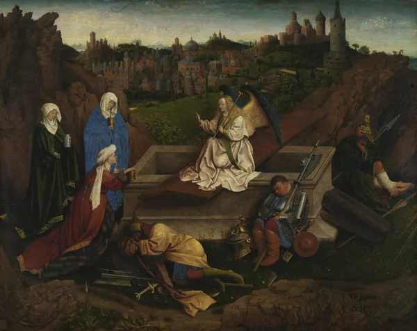 The Three Marys at the Tomb av Jan van Eyck