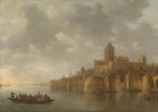 The Valkhof in Nijmegen av Jan van Goyen
