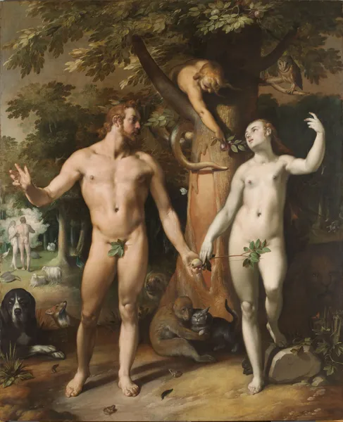 The Fall of Man av Cornelis Cornelisz Van Haarlem