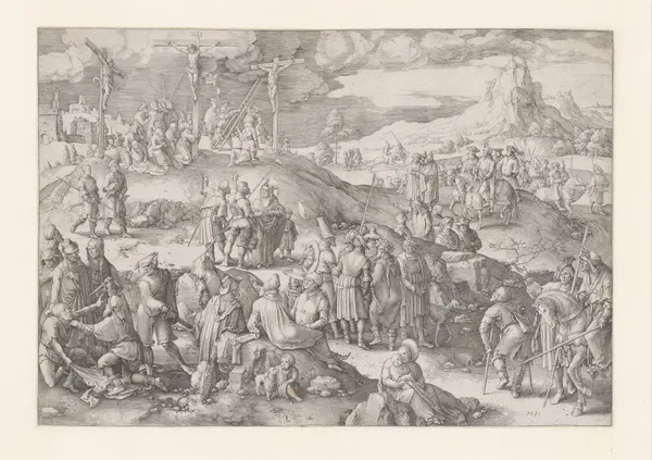 Golgotha av Lucas Van Leyden