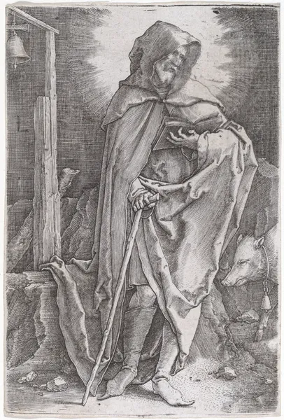 Saint Anthony av Lucas Van Leyden