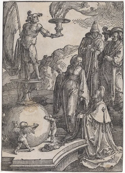 Solomon’s Idolatry av Lucas Van Leyden