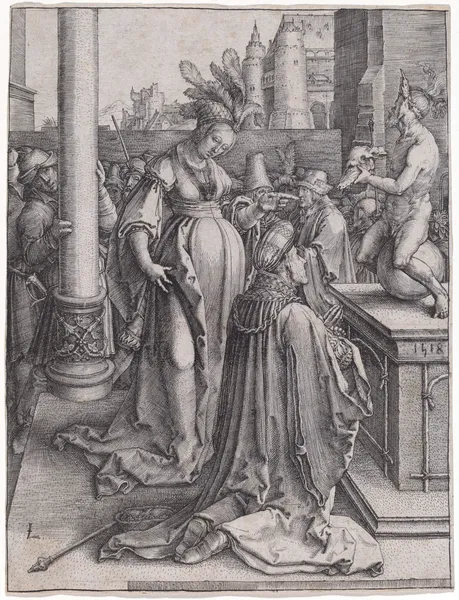 Solomon’s Idolatry av Lucas Van Leyden