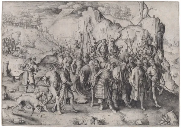 The Conversion of Saint Paul av Lucas Van Leyden