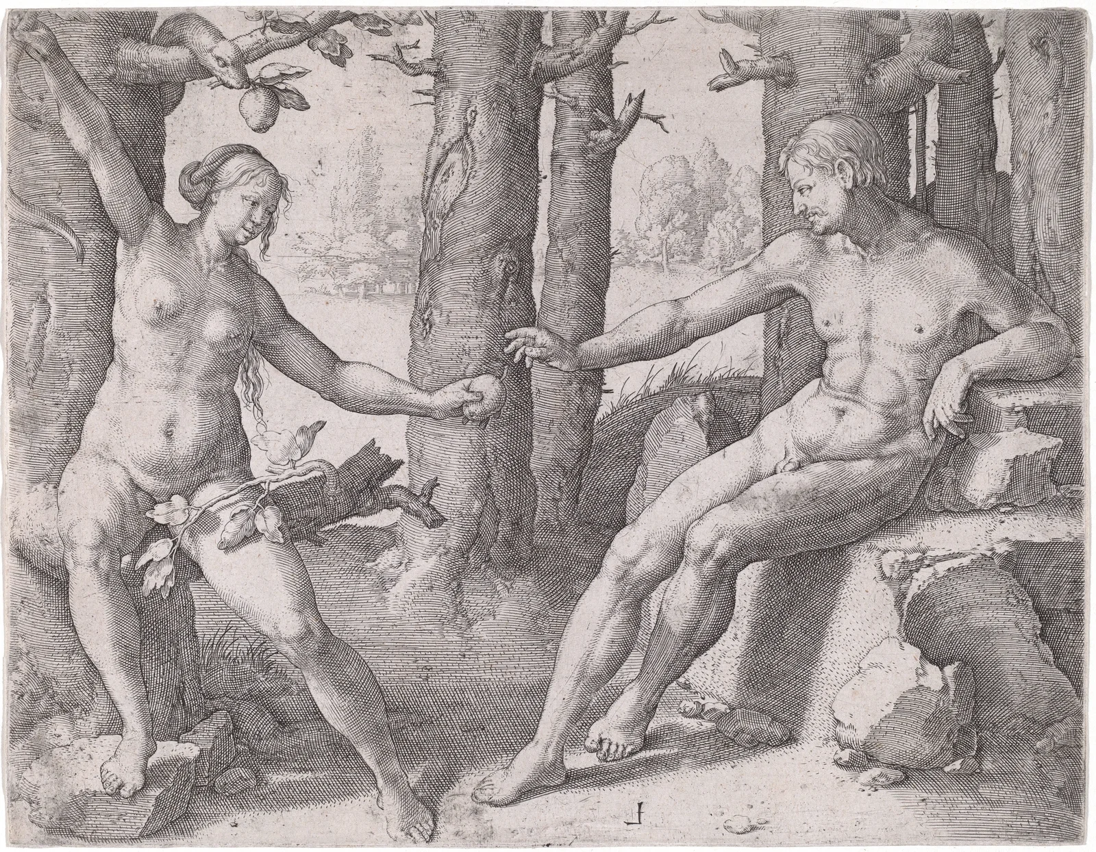 The Fall of Man av Lucas Van Leyden