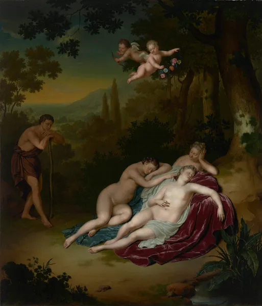 Cimon and Iphigenia av Willem Van Mieris