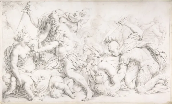 Massacre of the Innocents (late 17th–mid 18th century) av Willem Van Mieris