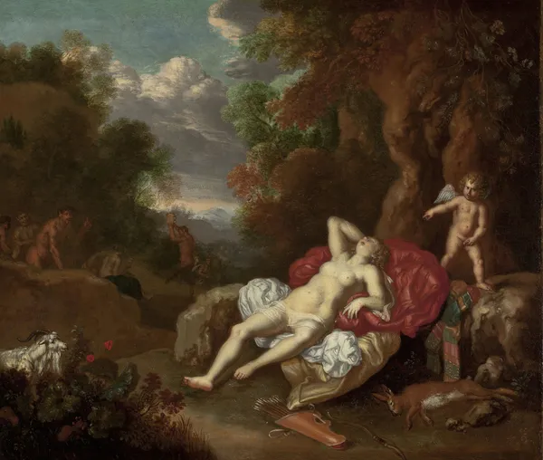 Sleeping Venus av Willem Van Mieris