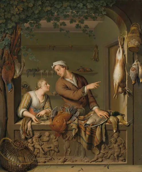 The Poultry Seller av Willem Van Mieris