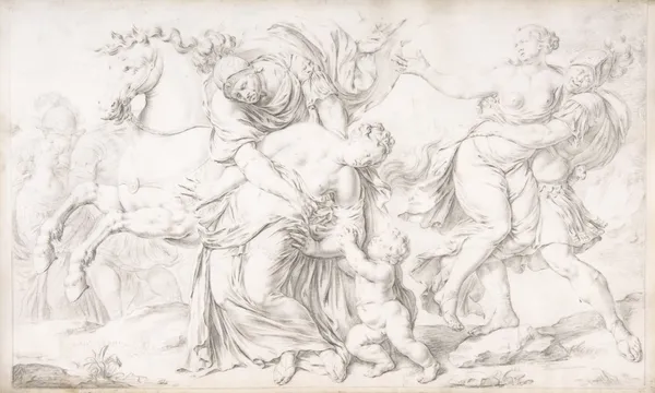 The Rape of the Sabines (late 17th–mid 18th century) av Willem Van Mieris