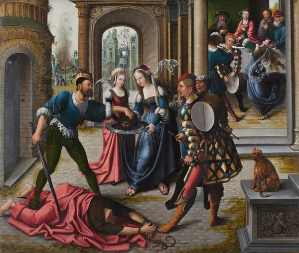 The Martyrdom of Saint John the Baptist av Bernard van Orley