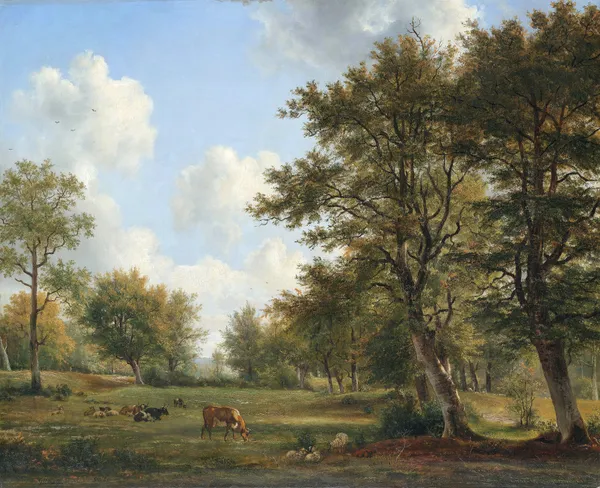 Landscape near Hilversum av Georgius Jacobus Johannes van Os