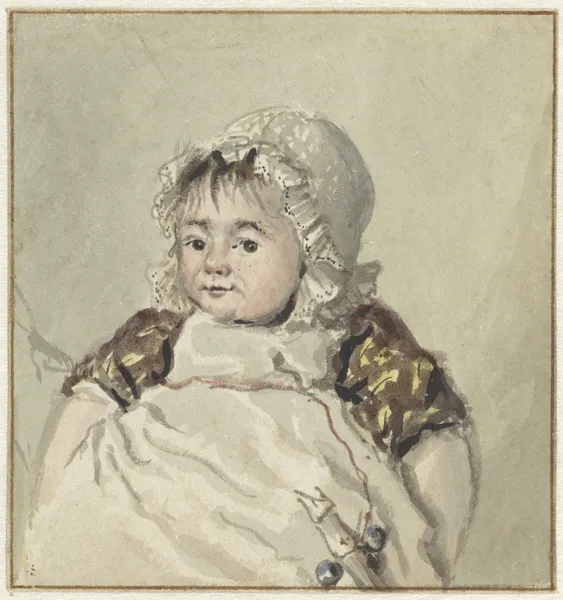 Portret van Cornelia Johanna van Os av Georgius Jacobus Johannes van Os