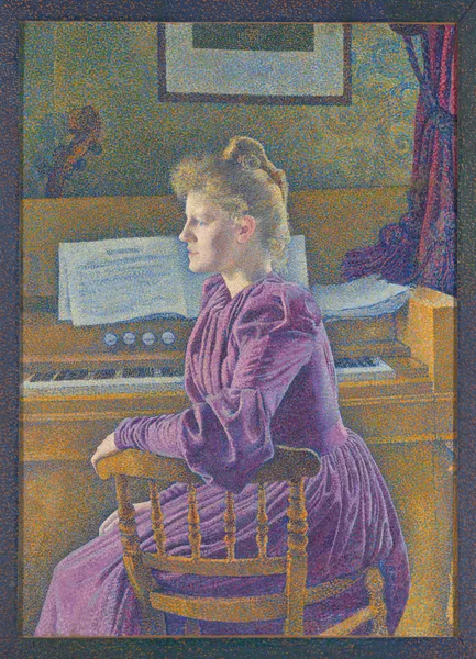 Maria Sèthe, the Future Mrs. Henry Van de Velde av Theo van Rysselberghe