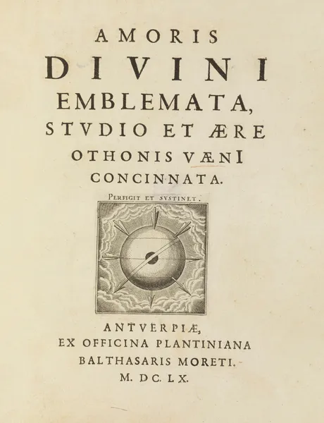 Amoris divini emblemata Pl.01 av Otto van Veen