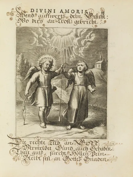 Amoris divini emblemata Pl.05 av Otto van Veen