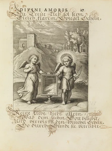 Amoris divini emblemata Pl.11 av Otto van Veen