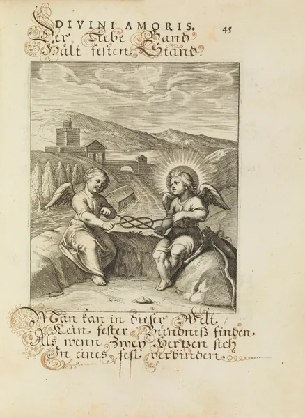 Amoris divini emblemata Pl.20 av Otto van Veen