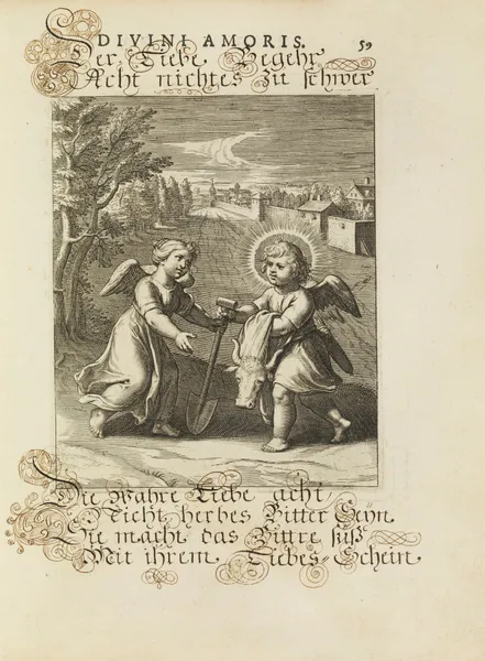 Amoris divini emblemata Pl.27 av Otto van Veen