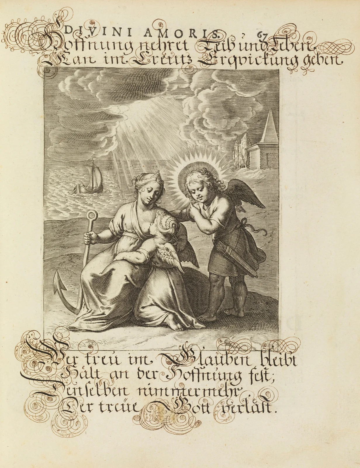 Amoris divini emblemata Pl.31 av Otto van Veen