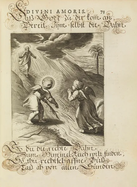 Amoris divini emblemata Pl.34 av Otto van Veen