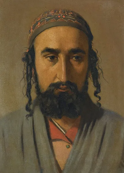 Portrait Of A Jewish Merchant av Vasily Vereshchagin