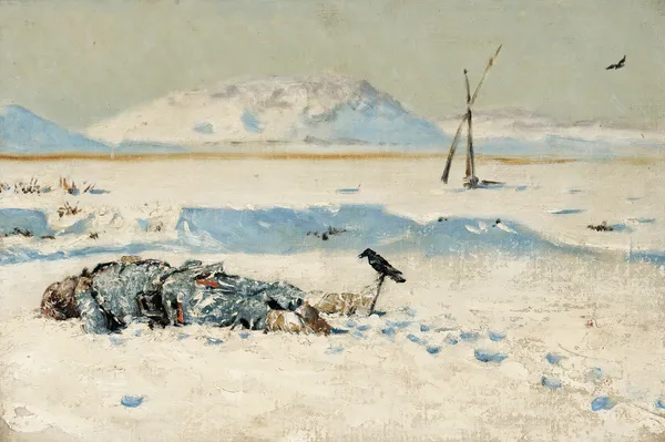 The Fallen Soldier av Vasily Vereshchagin