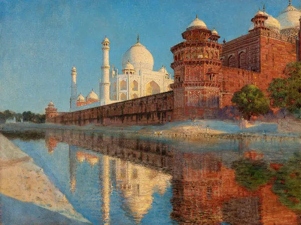 The Taj Mahal, Evening av Vasily Vereshchagin