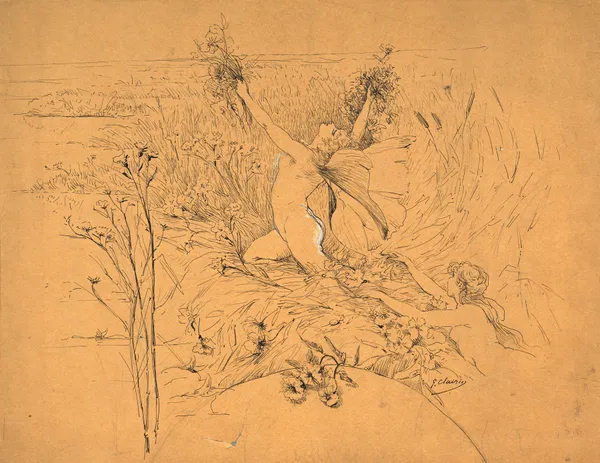 La mare aux fées av Georges Jules Victor Clairin