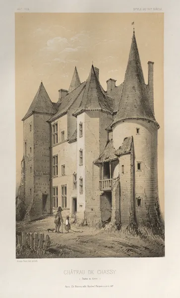 Château De Chassy (Saône et Loire) av Victor Petit