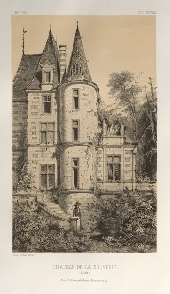 Chateau De La Bouverie (Sarthe) av Victor Petit