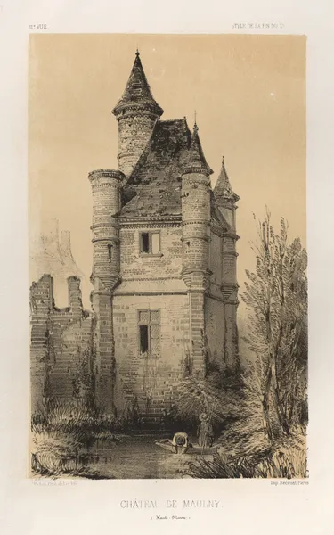 Chateau De Maulny (Haute-Marne) av Victor Petit
