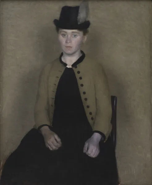 Ida Ilsted, later the Artist’s Wife av Vilhelm Hammershøi