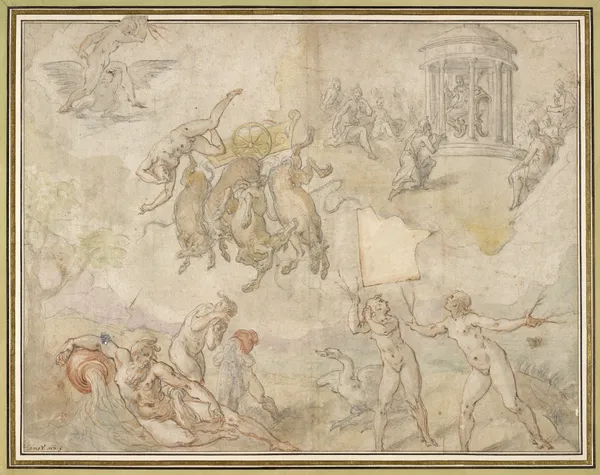 Der Sturz des Phaeton av Hans von Aachen