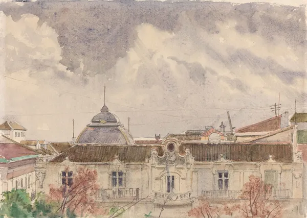 Belvedere Palace, Vienna av Rudolf von Alt