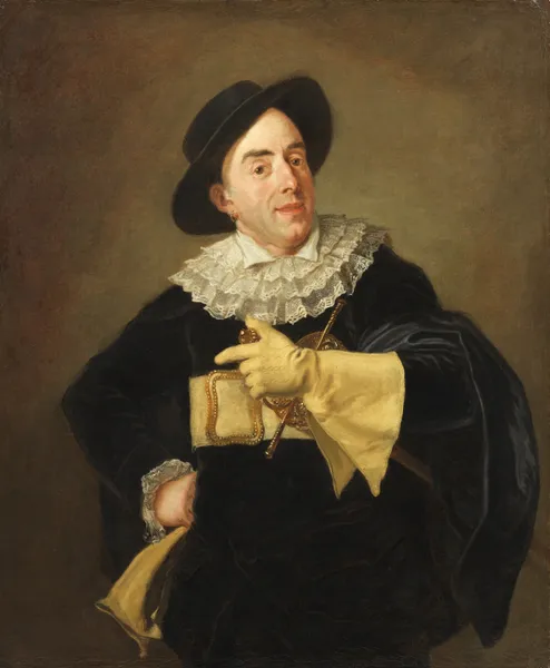Portrait of the Actor Saint-Ange av Carl Frederik von Breda