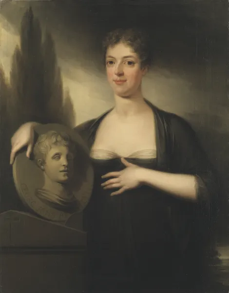 Porträtt av Christina Maria von Hermanson (1768-1810) av Carl Frederik von Breda