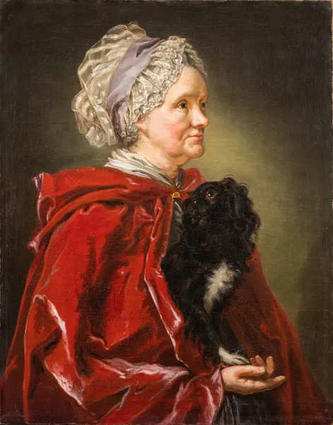 The Artist´s Mother Johanna Cornelia von Breda av Carl Frederik von Breda