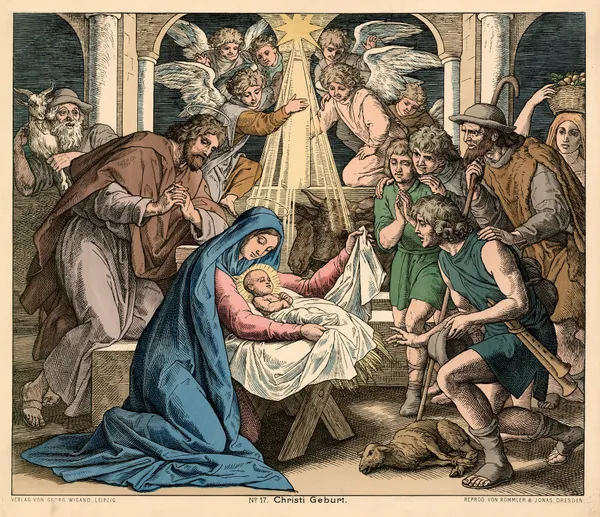 Christi Geburt (The birth of Christ) av Julius Schnorr von Carolsfeld
