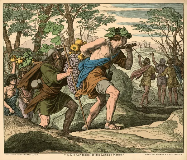 Die Kundschafter des Landes Kanaan av Julius Schnorr von Carolsfeld
