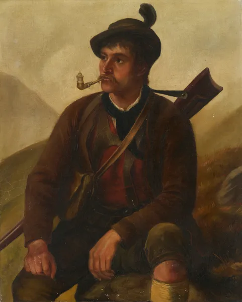 Tyrolean Hunter av Franz von Defregger