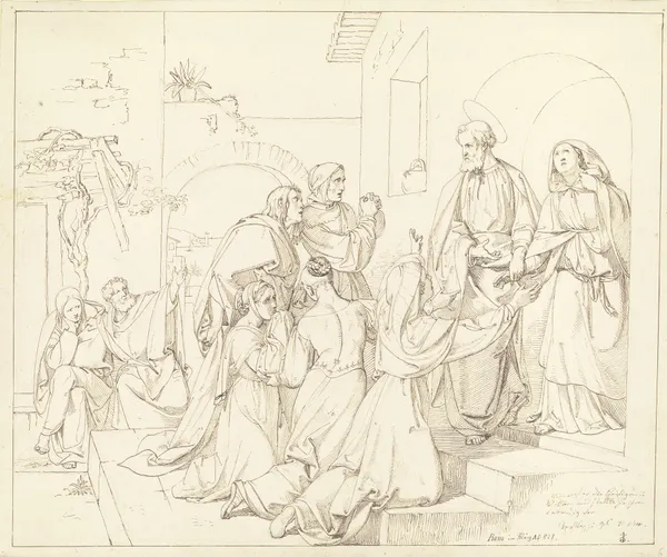 Erweckung der Tabitha durch Petrus av Joseph von Führich