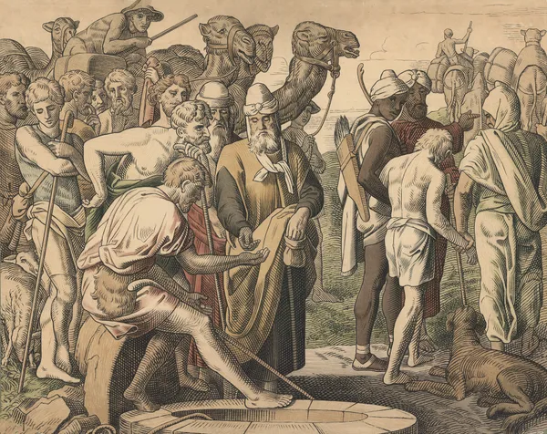 Joseph is sold by his brothers (19th century) av Joseph von Führich