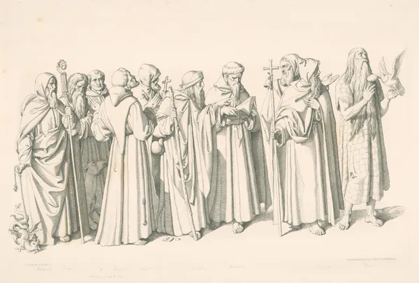 Pustovníci av Joseph von Führich