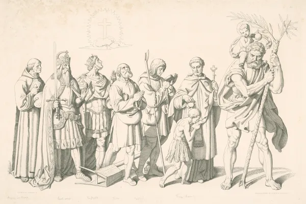 Svätí av Joseph von Führich