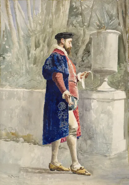 Malvolio av Sir Hubert von Herkomer