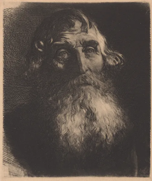 Old Man av Sir Hubert von Herkomer