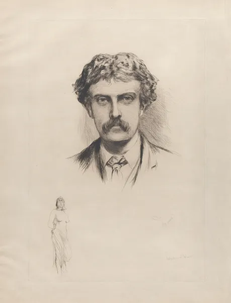 Portrait of Cecil Lawson av Sir Hubert von Herkomer